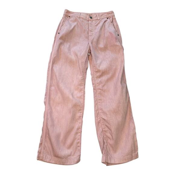 NEW Madewell x MN Dye Studio Pink Perfect Vintage Wide-Leg Carpenter Jean Size 8 - Picture 2 of 9